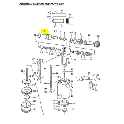 CT0057-HEAD - Replacement Part No 11 For CT0057