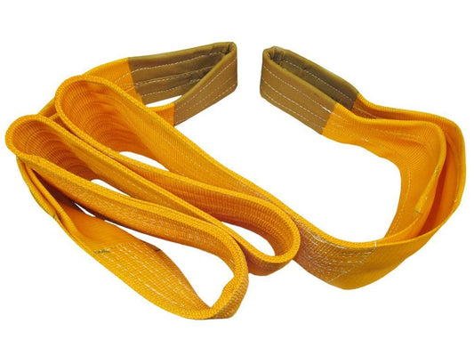 WS12T4 - 240MM ORANGE X 4 METRE WEB SLING WITH SEWN EYES X 12000 KG