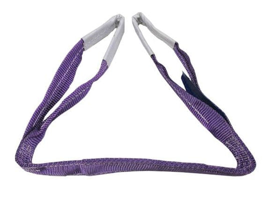 WS1T6 - 60MM VIOLET X 6 METRE WEB SLING WITH SEWN EYES X 1000KG