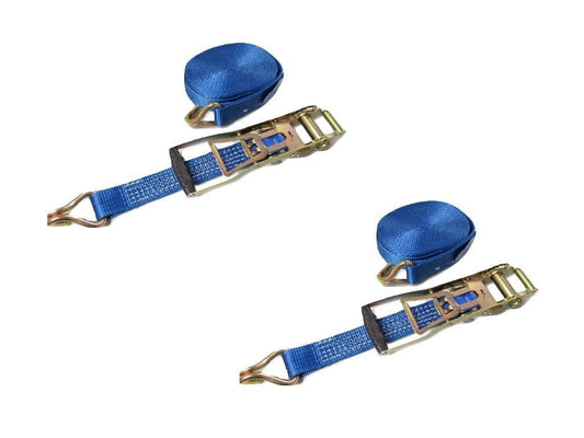 RLE505T6/2 - Ergo Ratchet Tie Down Straps 50MM 5T 6M X2