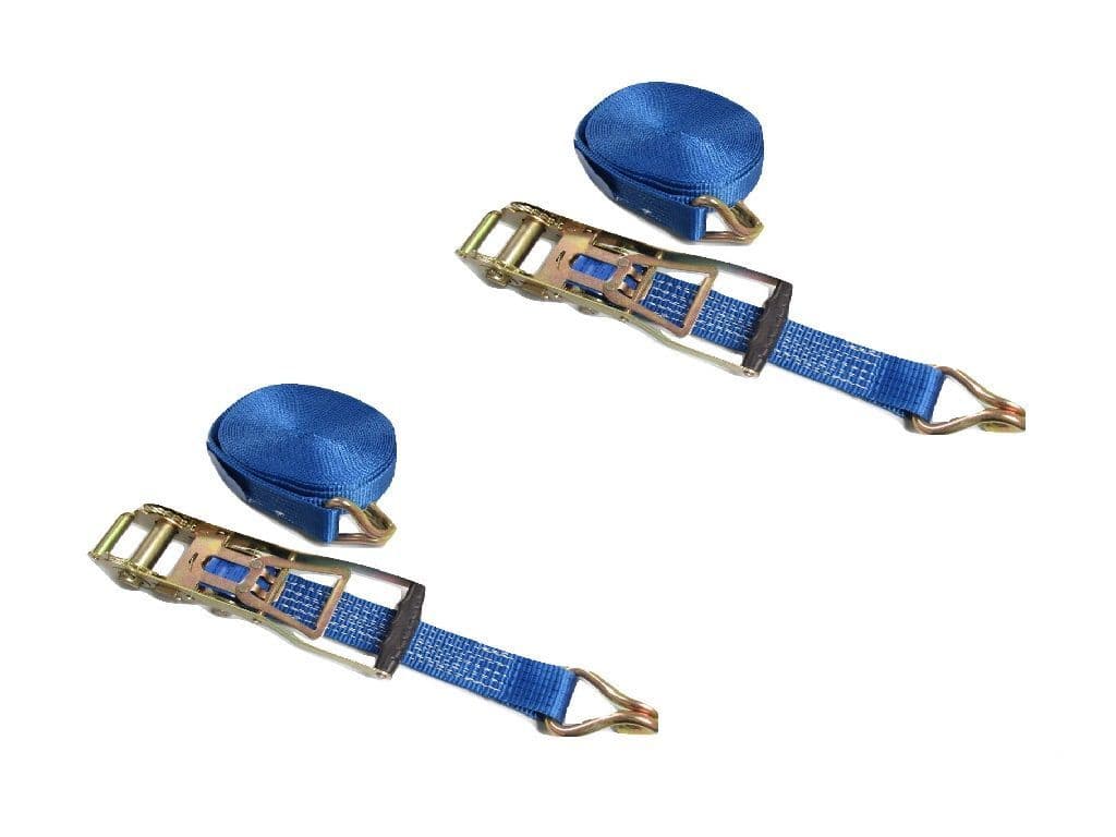RLE505T6/2 - Ergo Ratchet Tie Down Straps 50MM 5T 6M X2