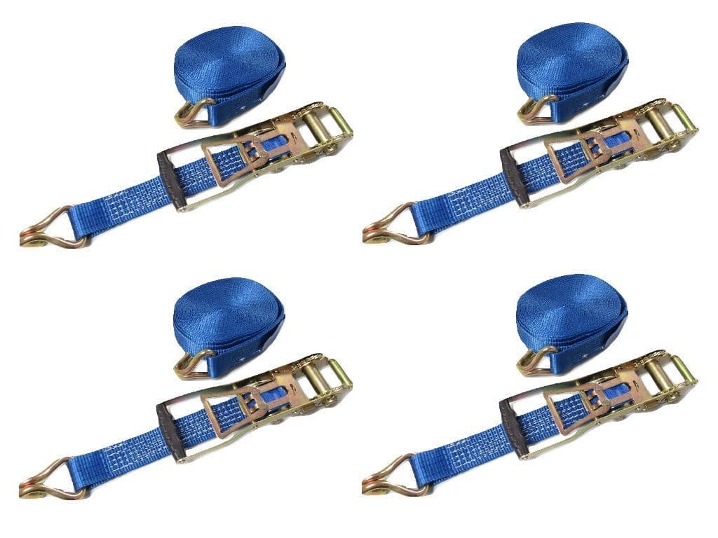 RLE505T6/4 - Ergo Ratchet Tie Down Straps 50MM 5T 6M X4