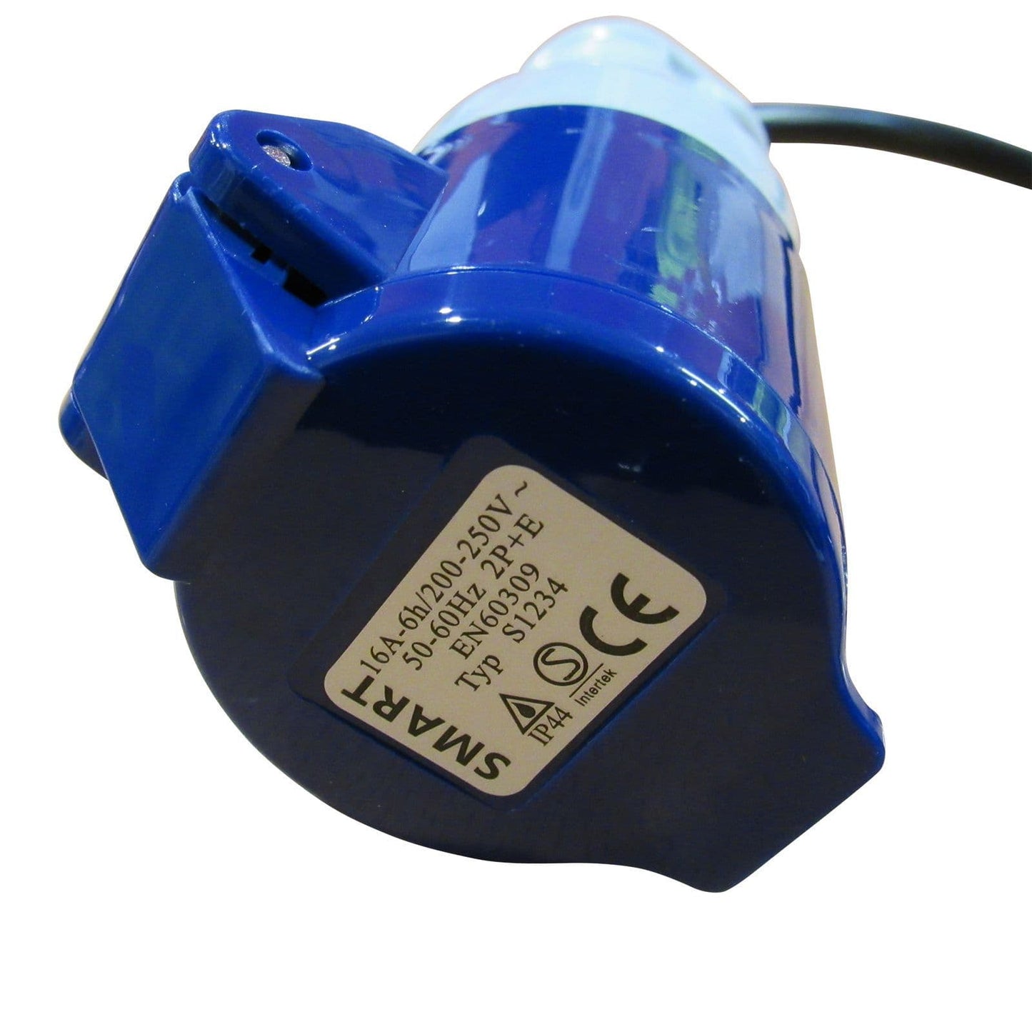 ZZNXHUC2 - Euro 2 Pin Short Adapter to CEE Female Socket Coupler - Caravan Camp
