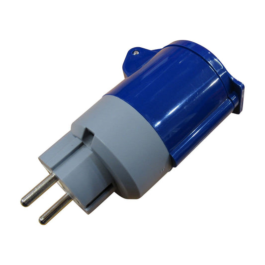 Euro Hook Up Adapter 230v (Conversion Socket 2 Pin Plug Travel Main Outdoor Campervan)