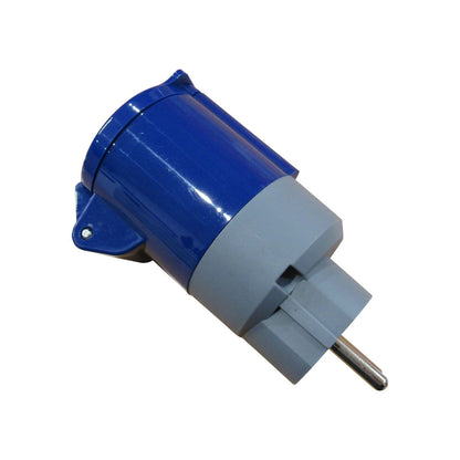 Euro Hook Up Adapter 230v (Conversion Socket 2 Pin Plug Travel Main Outdoor Campervan)
