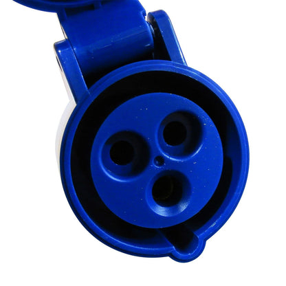 Euro Hook Up Adapter 230v (Conversion Socket 2 Pin Plug Travel Main Outdoor Campervan)