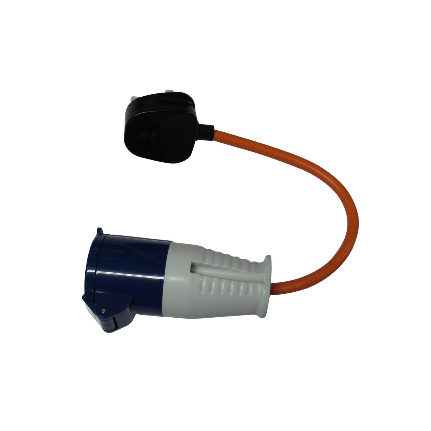 ZZNZPS - Fly Lead Socket Converter 13A Plug to 16A Socket (Cable Caravan RV Motorhome Adaptor)