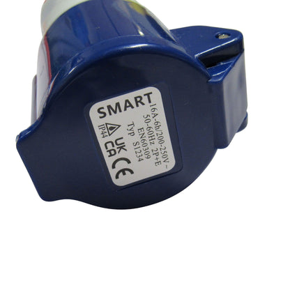 ZZNZPS - Fly Lead Socket Converter 13A Plug to 16A Socket (Cable Caravan RV Motorhome Adaptor)