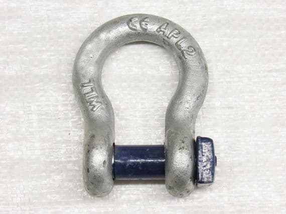 BPUSTBS3.25 - Galvanised Bow Shackle Square Head 3.25Ton (3250KG Marine Boat Trawler Tested Certified) - My Store
