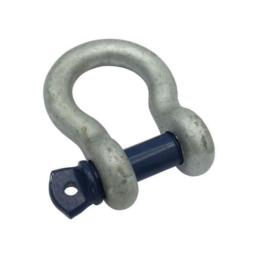 USSPB35 - Galvanised Lifting Bow Shackle Screw Pin 35 Ton