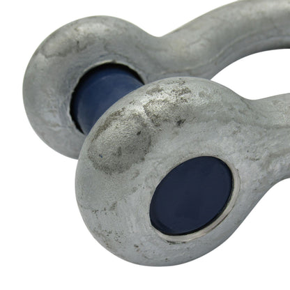 USSPB6.5 - Galvanised Lifting Bow Shackle Screw Pin 6.5 Ton