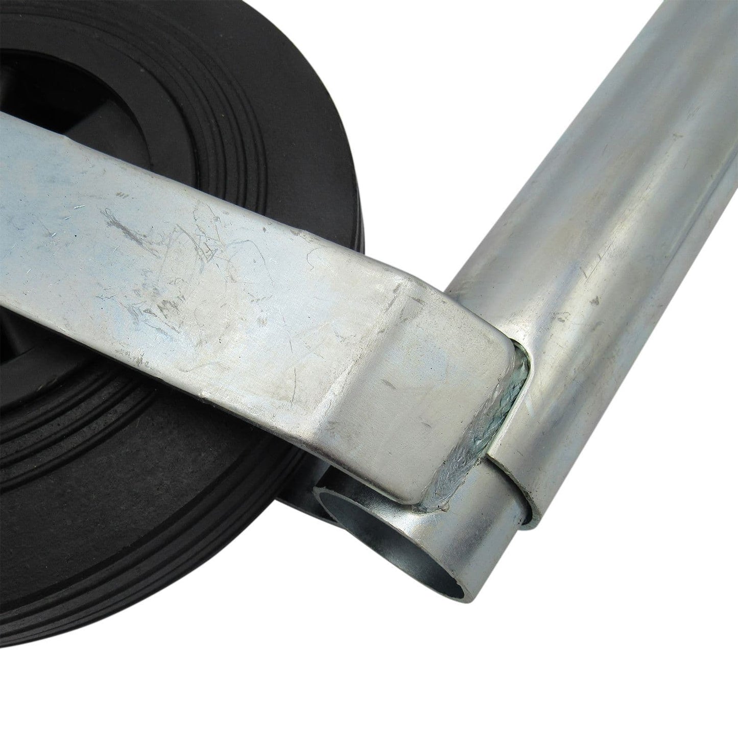 JOCKD - 48MM JOCKEY WHEEL, 220x65MM RUBBER WHEEL-METAL RIM, MAX LOAD 180KGS