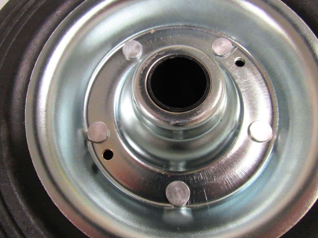 JOCKR - 200MM X 50MM SPARE RUBBER WHEEL-METAL RIM