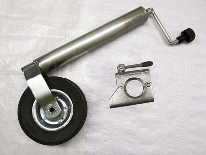 SFJOCKG/SFJOCKG1 - 60MM Caravan Jockey Wheel with Metal Rim & Clamp