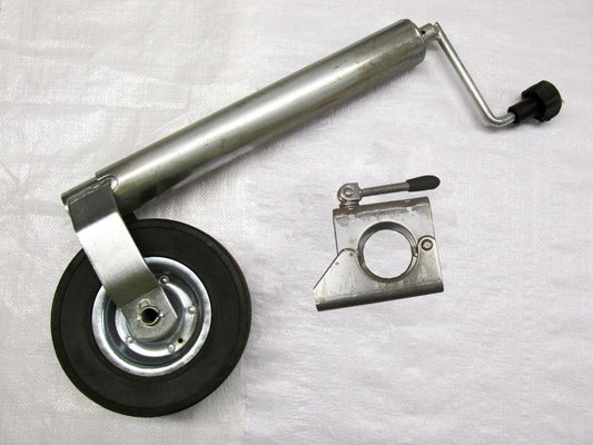 SFJOCKG/SFJOCKG1 - 60MM Caravan Jockey Wheel with Metal Rim & Clamp
