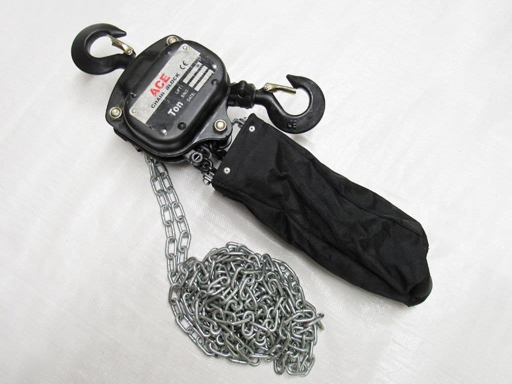 ACECB0.510 - Lifting Chain Hoist Block Tackle 6M Chain 0.5T