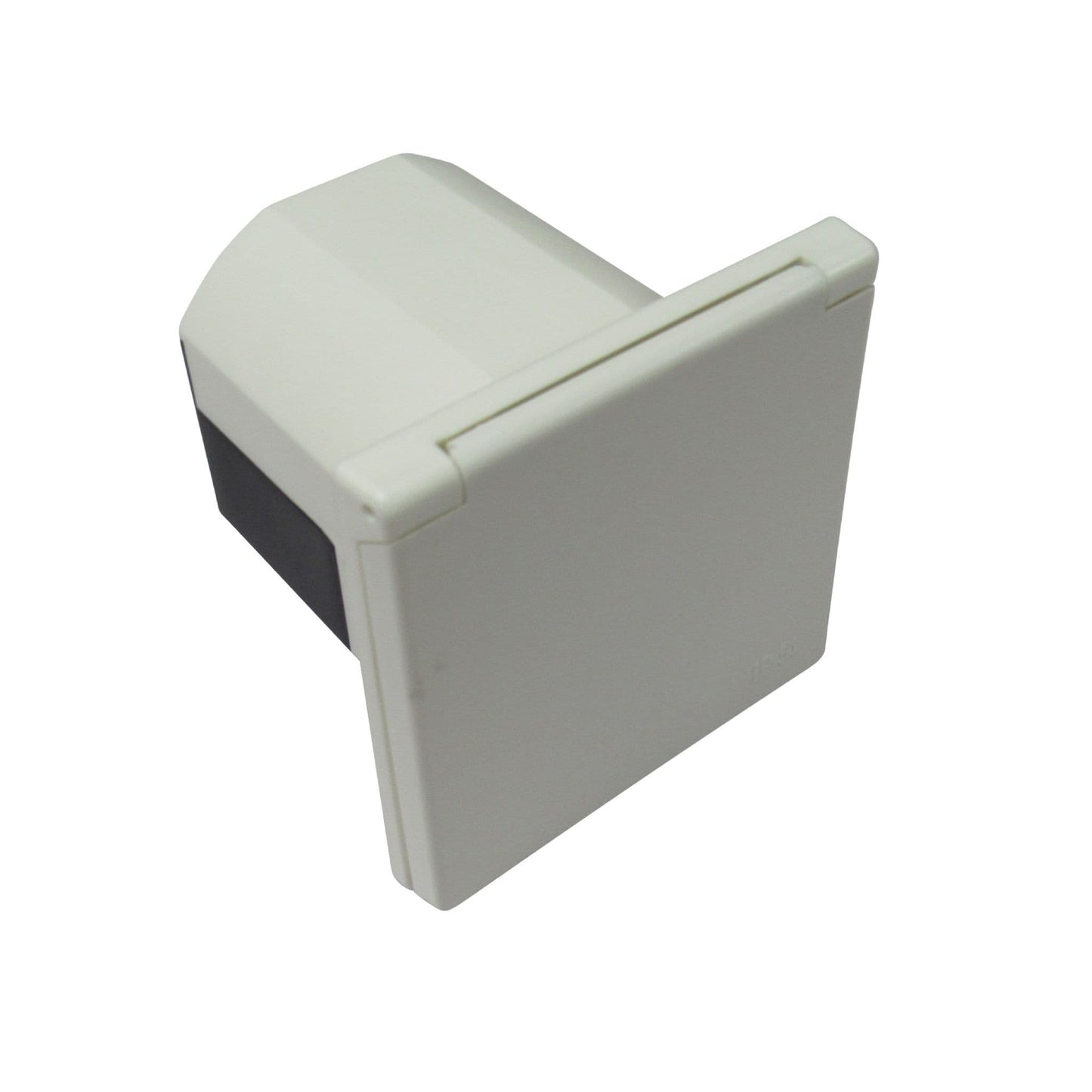 ZZNZ3PCS - Mains Hook Up Inlet Socket 240V (White Flush Fitting Caravan 3 Pin Electric Connector