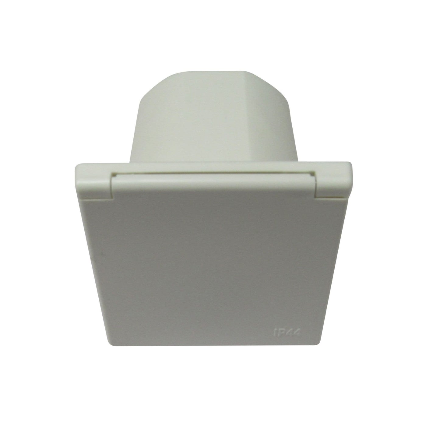 ZZNZ3PCS - Mains Hook Up Inlet Socket 240V (White Flush Fitting Caravan 3 Pin Electric Connector