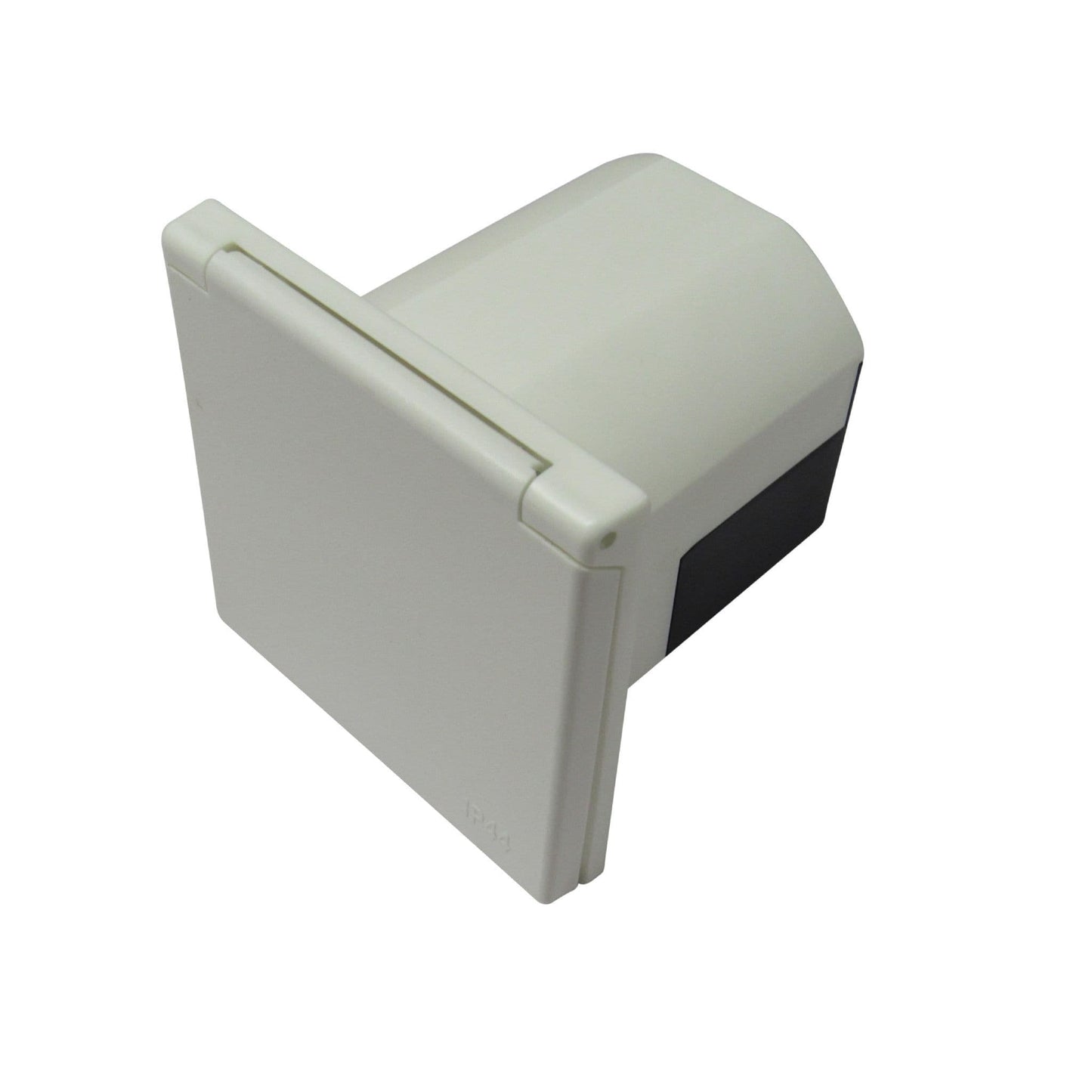 ZZNZ3PCS - Mains Hook Up Inlet Socket 240V (White Flush Fitting Caravan 3 Pin Electric Connector
