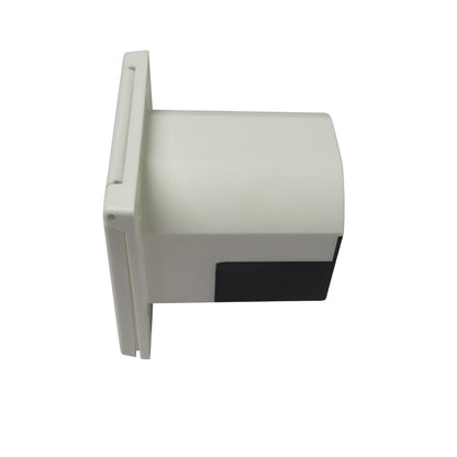 ZZNZ3PCS - Mains Hook Up Inlet Socket 240V (White Flush Fitting Caravan 3 Pin Electric Connector