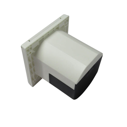 ZZNZ3PCS - Mains Hook Up Inlet Socket 240V (White Flush Fitting Caravan 3 Pin Electric Connector