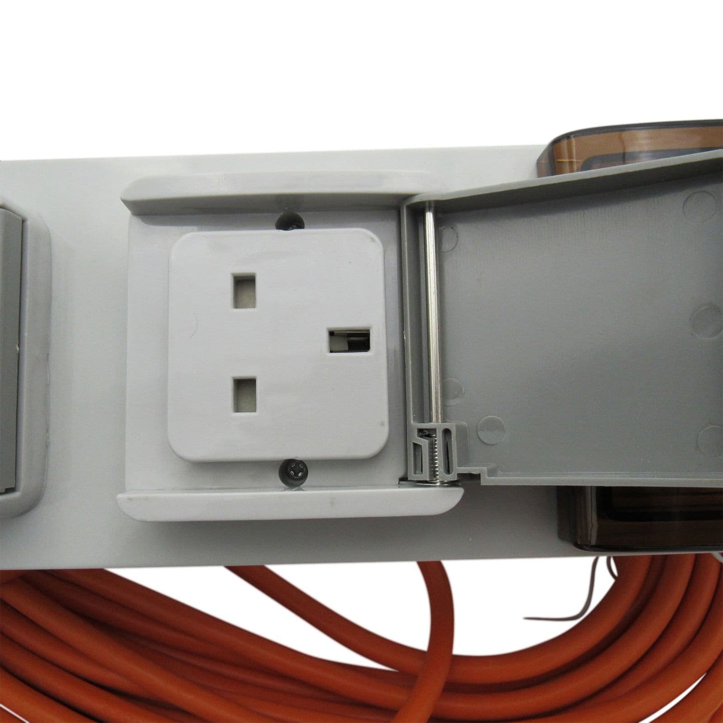 ZZNXMMU - Mobile Mains Hook Up Cable 20 Metre (Electric Caravan Camping 3 UK Plug Sockets)