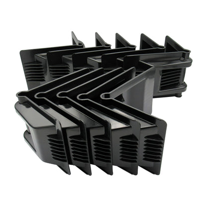 Plastic Corner Protectors Heavy Duty 50MM x10 (Strap Webbing Ratchet Secure Pallet Edge)