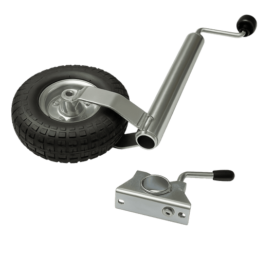 SFJOCKF/JOCKN - 48MM Jockey Wheel with Pneumatic Tyre & Clamp