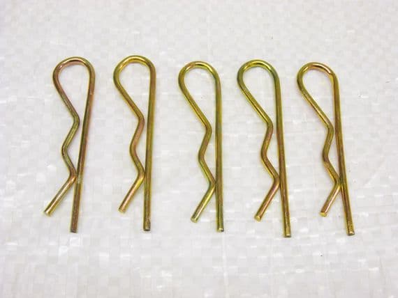 SFAGS10 - R Clips Zinc Plated 3MM x5