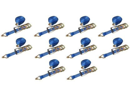 RLE505T10/10 - Ratchet Straps 50MM 5T 10M X10