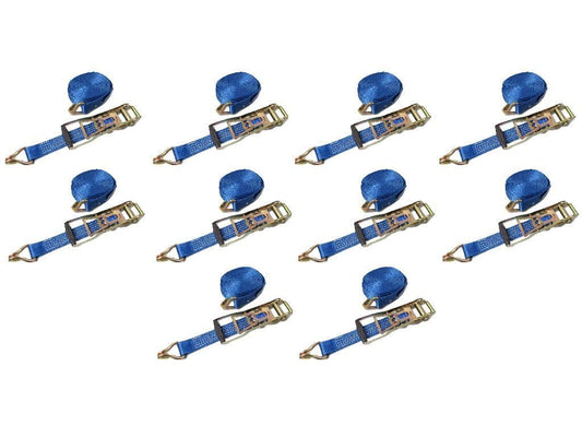 RLE505T12/10 - Ratchet Straps 50MM 5T 12M X10