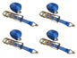 RLE505T8/4 - Ratchet Straps 50MM 5T 8M X4