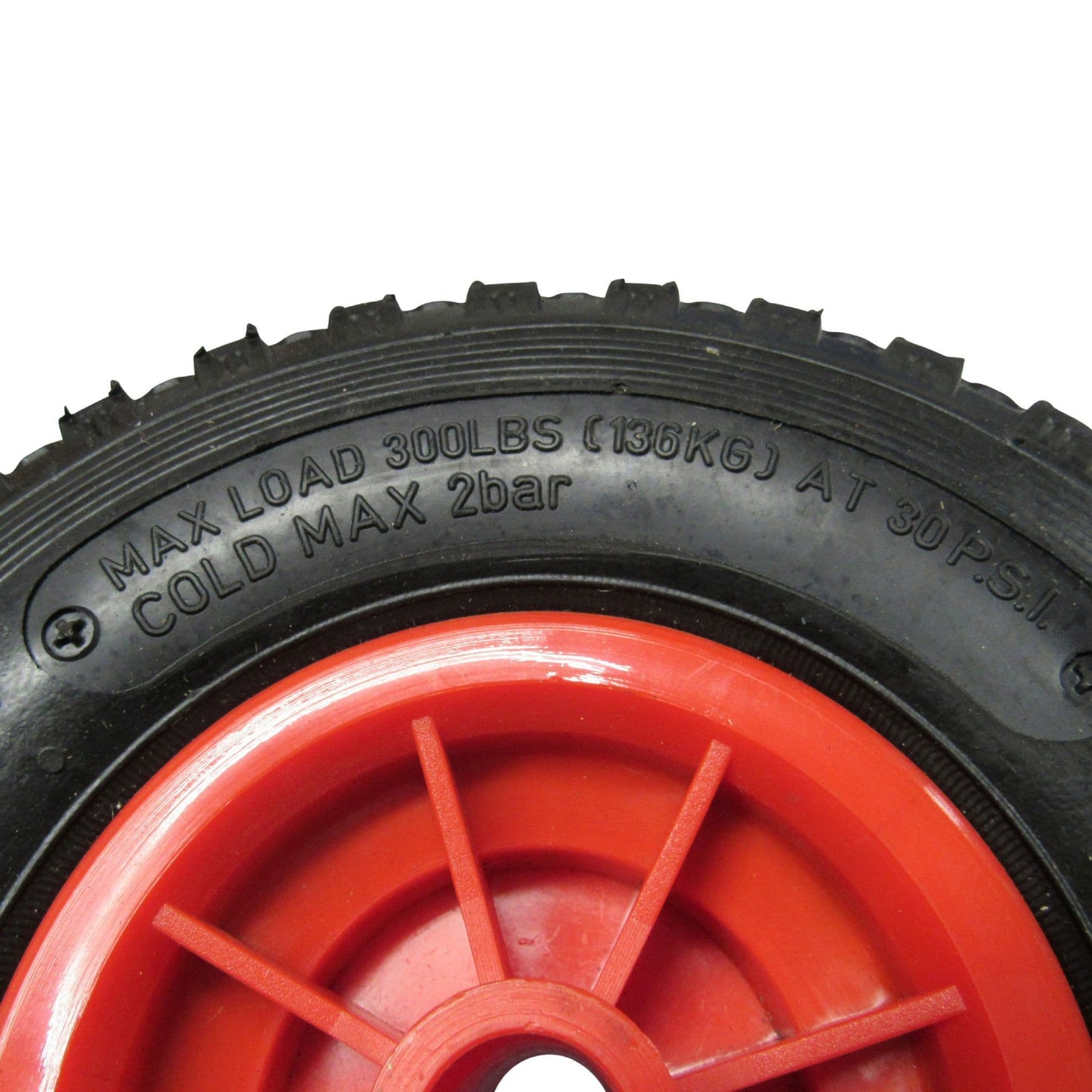 JOCKT - 260MM X 80MM SPARE PNEUMATIC WHEEL-PLASTIC RIM