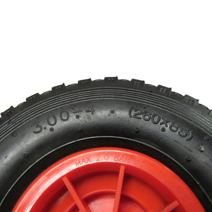 JOCKT - 260MM X 80MM SPARE PNEUMATIC WHEEL-PLASTIC RIM