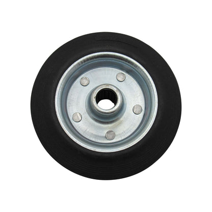 JOCKQ - 160MM X 40MM SPARE RUBBER WHEEL-METAL RIM