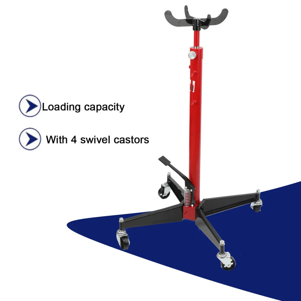 0.5 Ton Hydraulic Transmission Jack Auto Lift Hoist Gearbox garage
