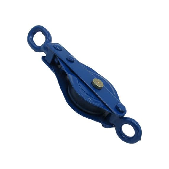 Universal Cargo Block with Bushed Sheave with Swivel Hook and Safety Catch