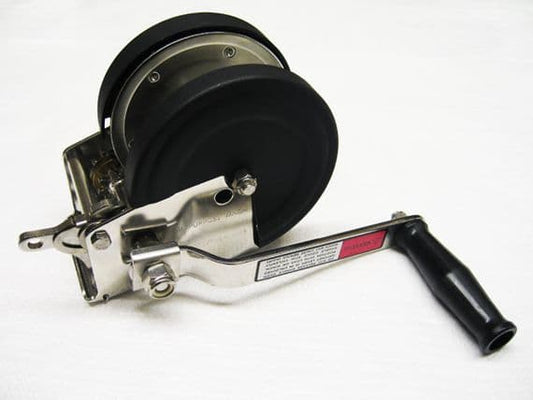 SSHW16 - Stainless Steel Hand Winch with Cover 1600LB
