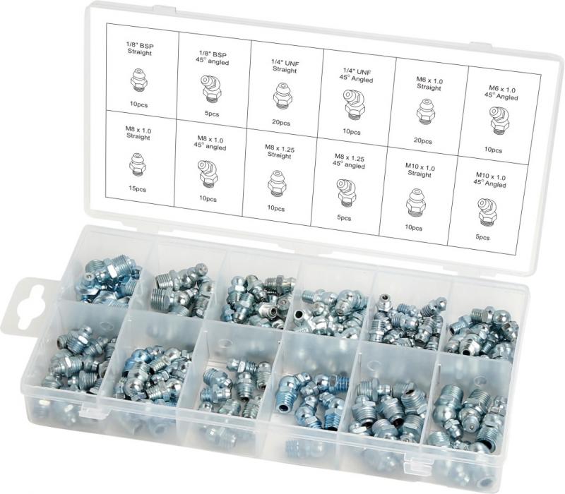 CT5873 - 130pc Auto Grease Nipples - Assorted