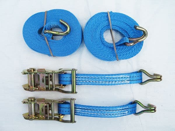 RL2515T5/2 - Tie Down Ratchet Strap 1.5T 5M x 25MM X2
