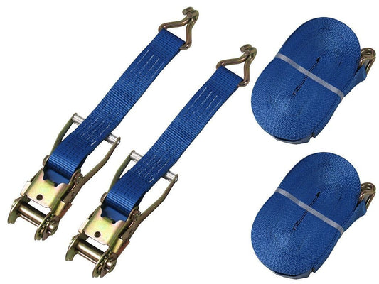 RL505T25/2 - Tie Down Ratchet Straps 5T 50MM 25M X2