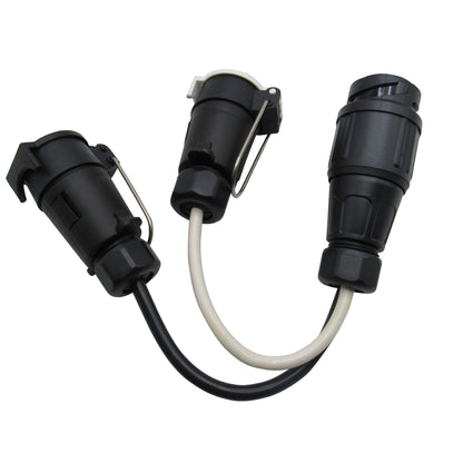 TTJH040 - Tow Bar Plug Adaptor Socket 13 to 7 Pin