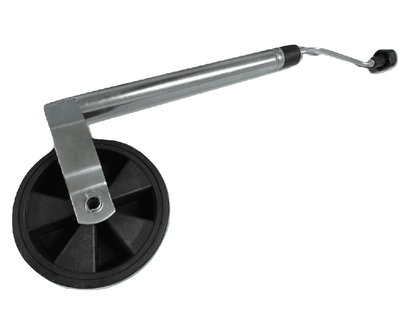 JOCKE1 - 48MM JOCKEY WHEEL NOSE WEIGHT GAUGE, 220x70MM RUBBER WHEEL-METAL RIM