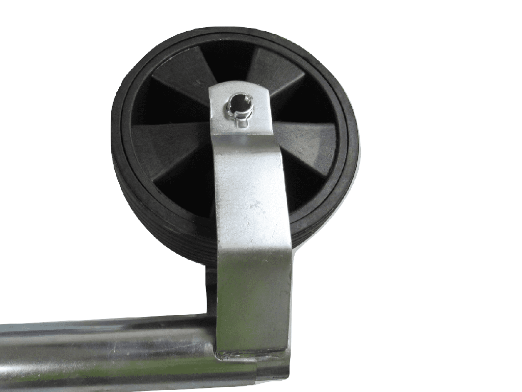 JOCKE1 - 48MM JOCKEY WHEEL NOSE WEIGHT GAUGE, 220x70MM RUBBER WHEEL-METAL RIM