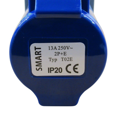 ZZNZ3PSB - UK Plug to CEE Socket Adapter - Coupler Caravan Camping Site