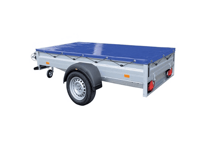 ZZYYTC43 - Waterproof Trailer Covers Tarp Tie Down with Bungee Cord (