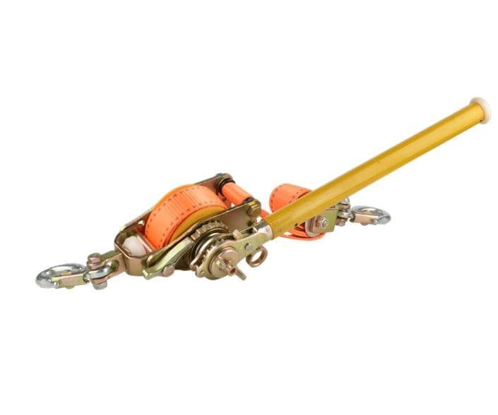 HW15BP - Webbing Puller Manual Hand Winch (Heavy Duty Web Strap Belt Hand Tensioning 1.5T Capacity)