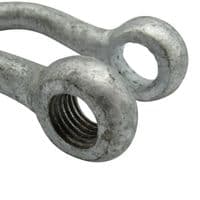 BSSBG0.2 - X2 0.2 Ton Galvanised Screw Pin Small Bow Shackles - My Store