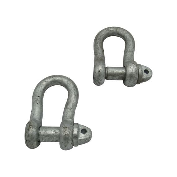 BSSBG0.2 - X2 0.2 Ton Galvanised Screw Pin Small Bow Shackles - My Store